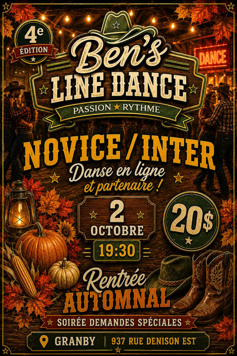 Soirée Novice / Intermédiaire